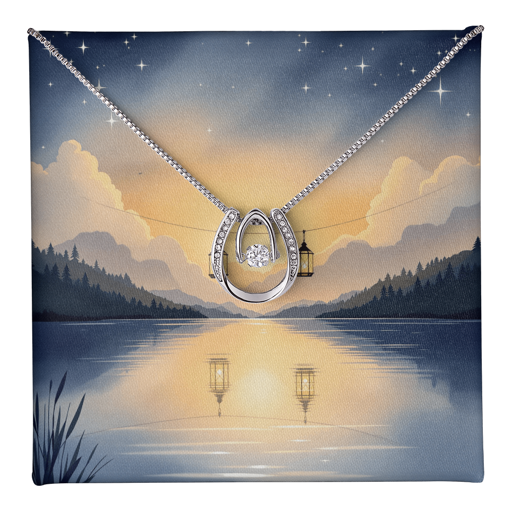 To My Soulmate Necklace - Lanterns at Twilight