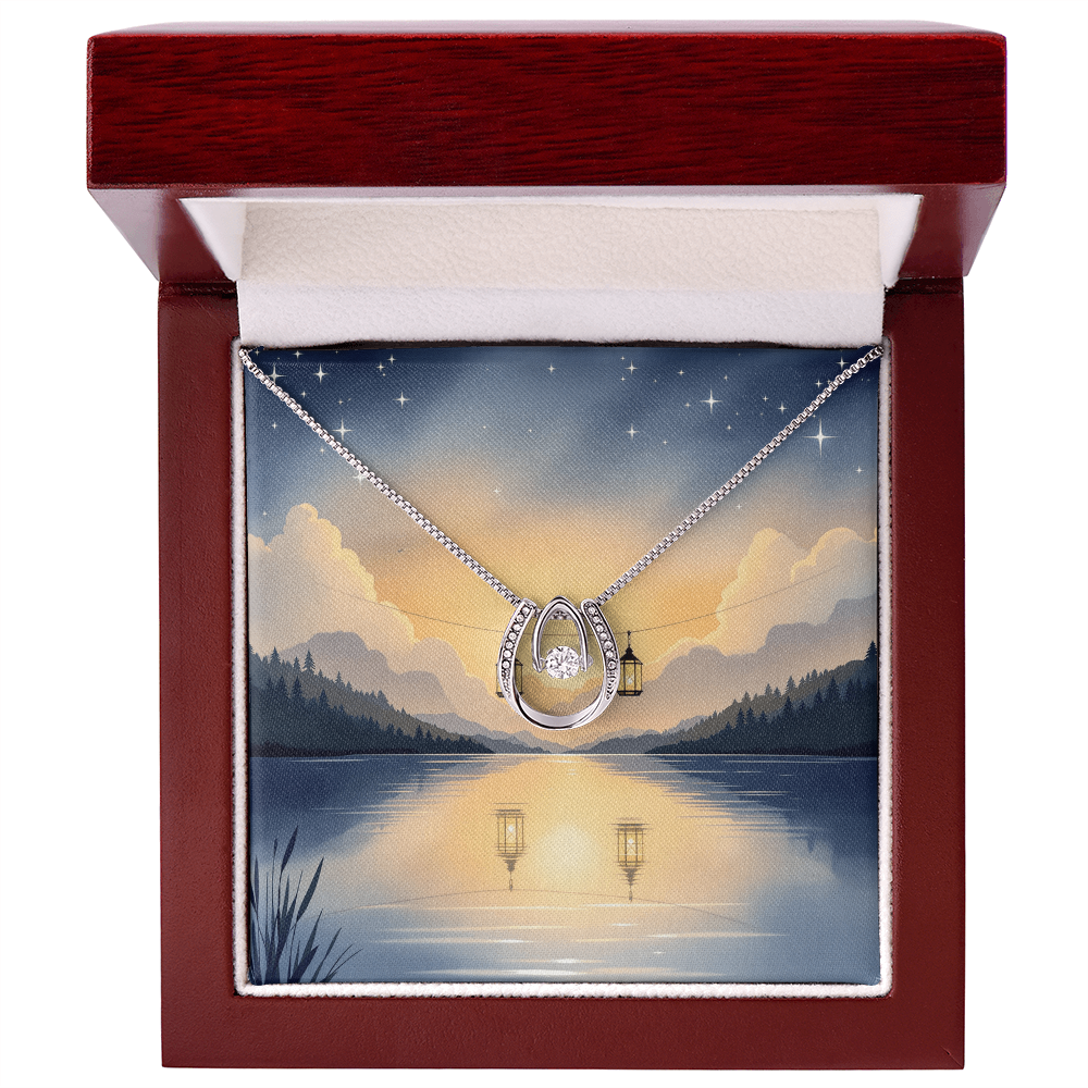 To My Soulmate Necklace - Lanterns at Twilight