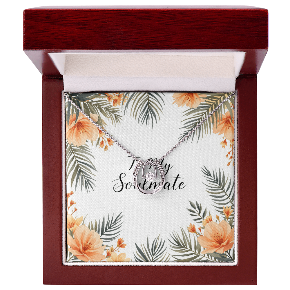 To My Soulmate Necklace - Sunset Promise