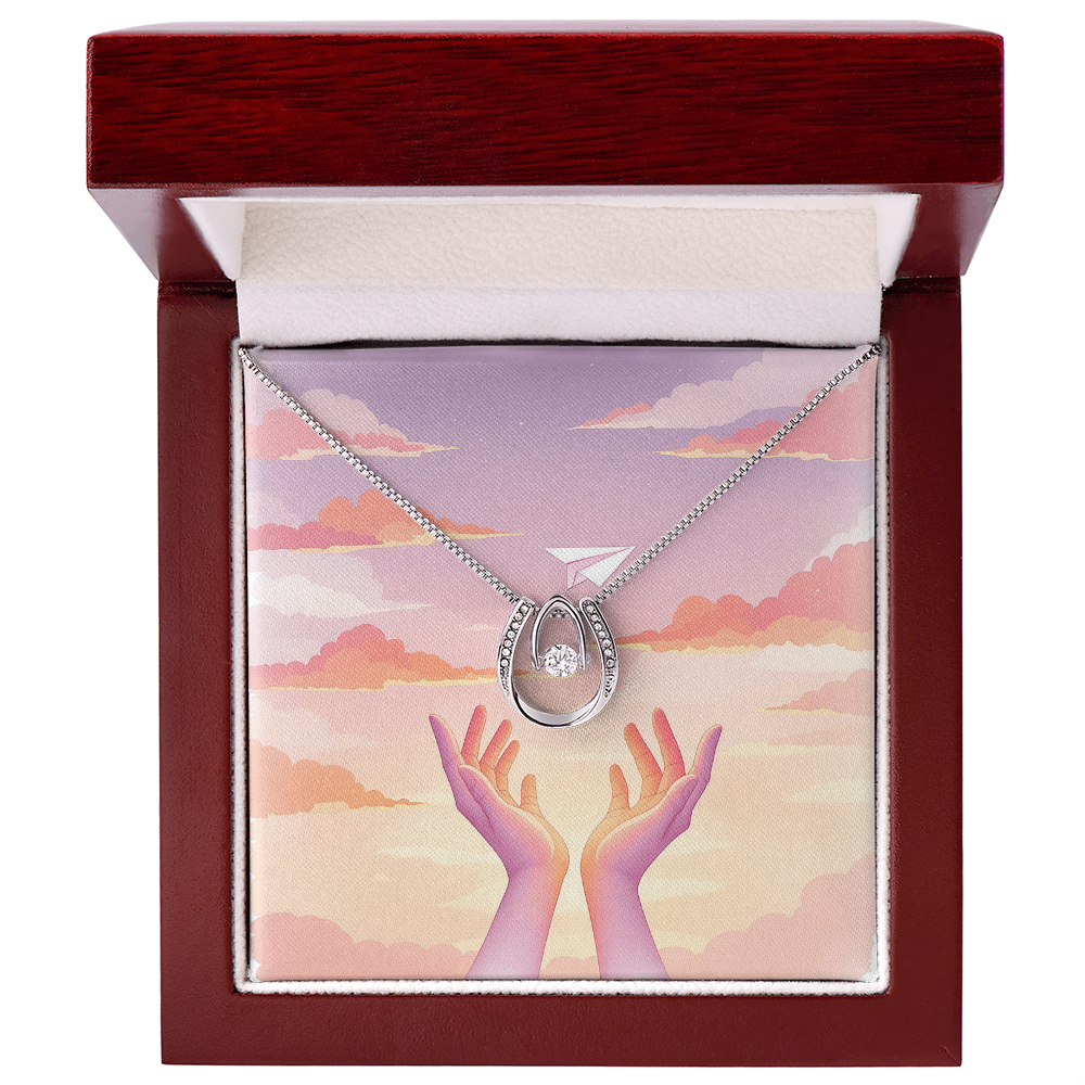 To My Soulmate Necklace - Paper Plane Wishes