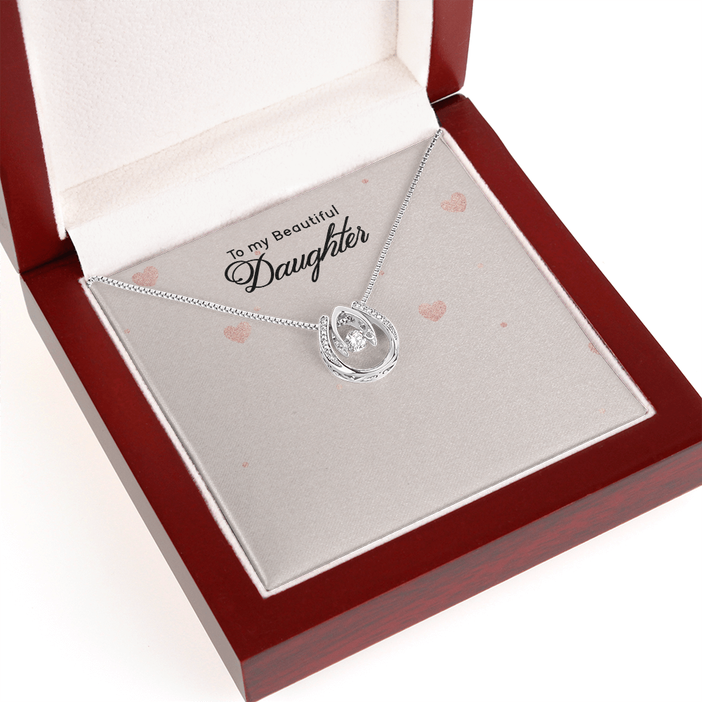 To My Daughter Necklace