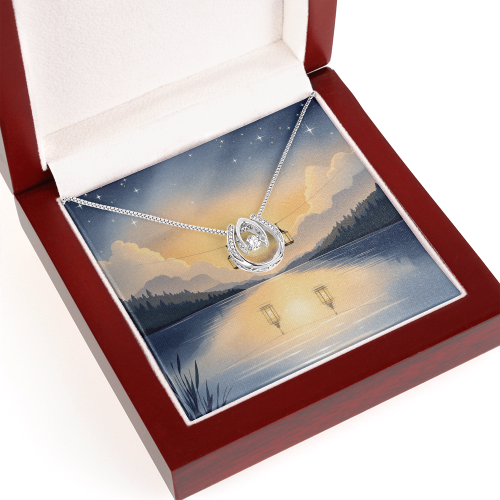 To My Soulmate Necklace - Lanterns at Twilight