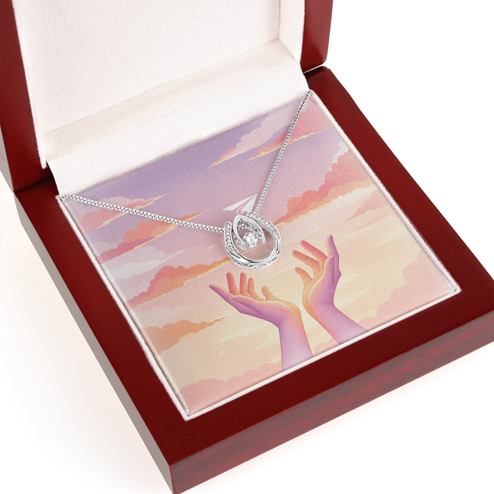 To My Soulmate Necklace - Paper Plane Wishes