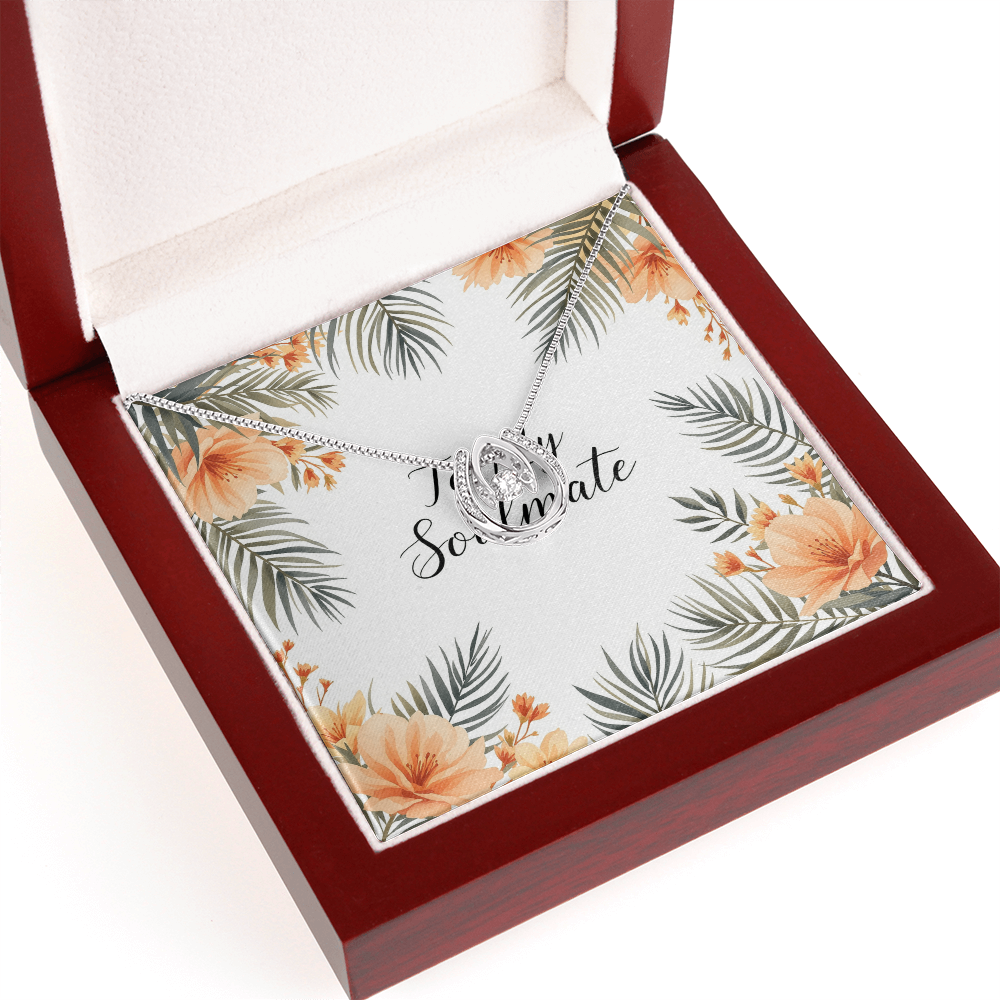 To My Soulmate Necklace - Sunset Promise