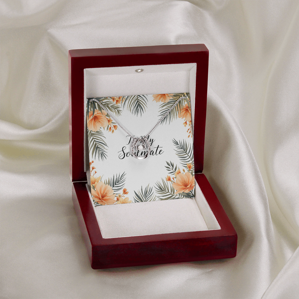 To My Soulmate Necklace - Sunset Promise