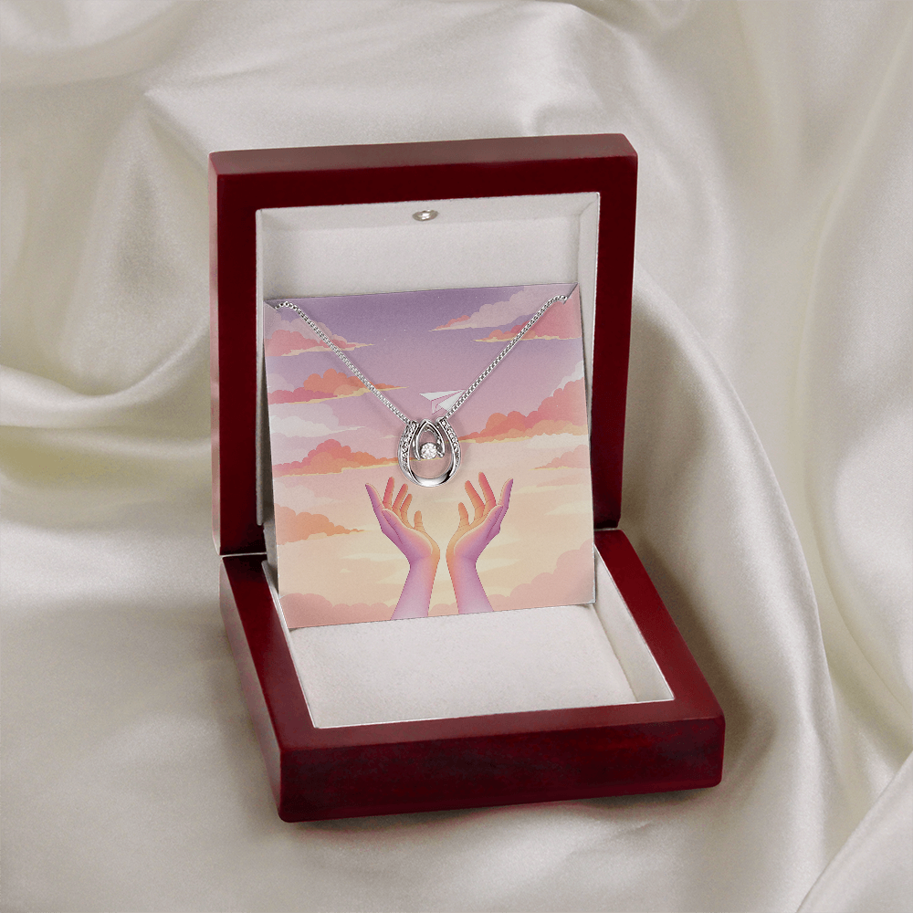 To My Soulmate Necklace - Paper Plane Wishes
