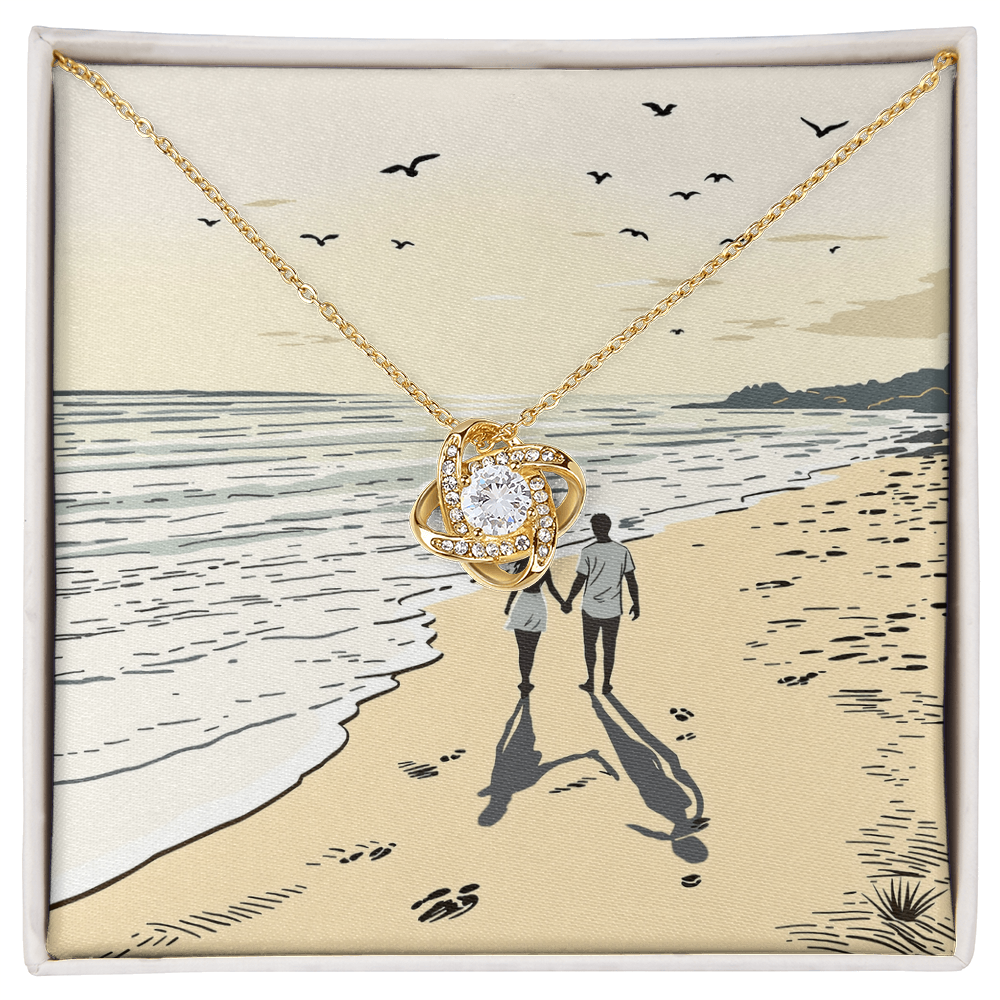 Love Knot Necklace - Sunset Beach Walk