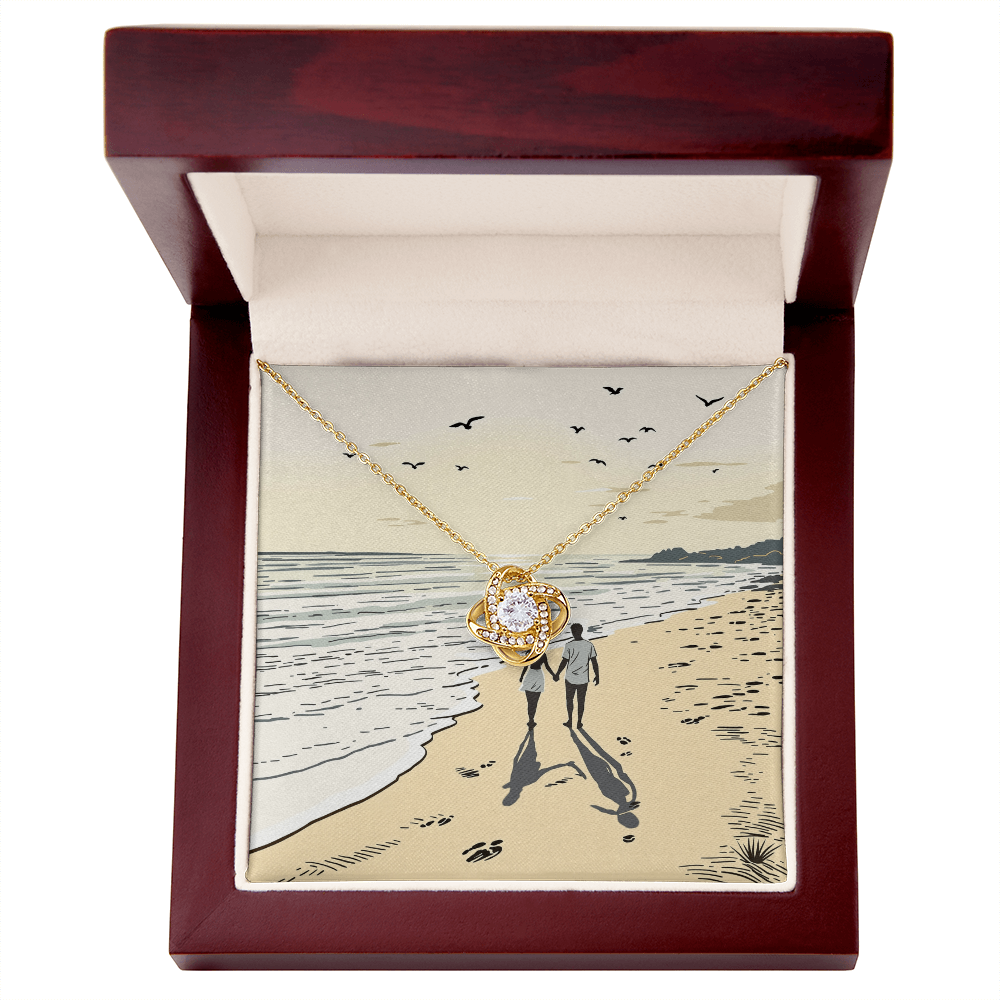 Love Knot Necklace - Sunset Beach Walk