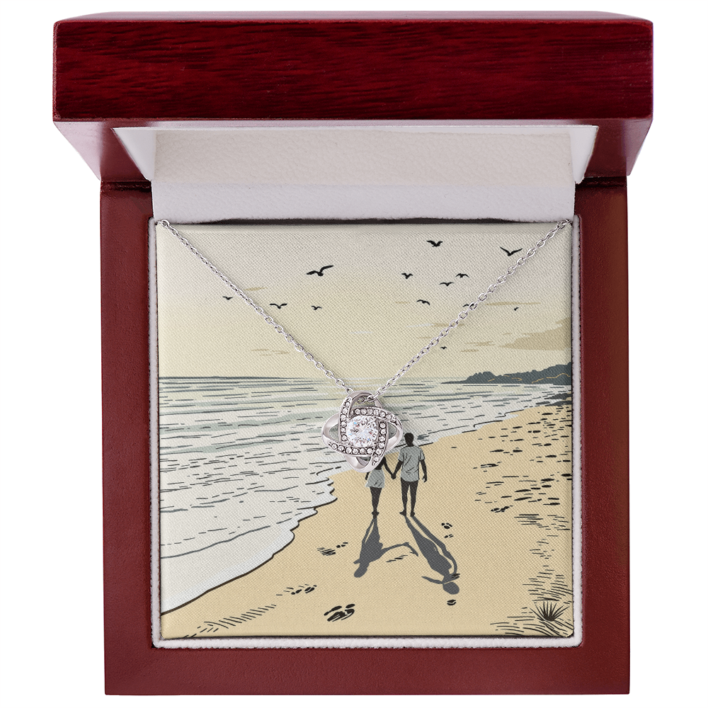 Love Knot Necklace - Sunset Beach Walk