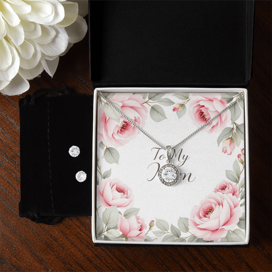 To My Mom Necklace - Rose Garden