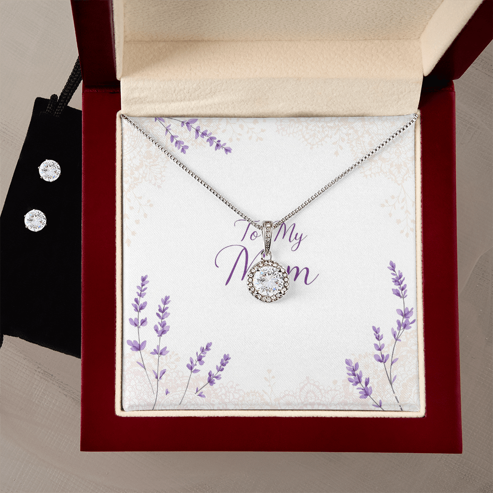 To My Mom Necklace - Lavender Grace