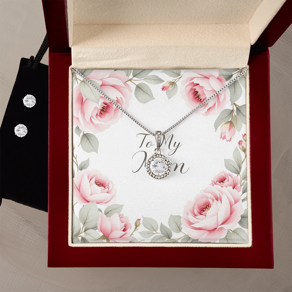 To My Mom Necklace - Rose Garden